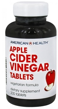 American Health Apple Cider Vinegar - 200 Tablets