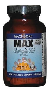 Max for Men Multivitamin & Mineral, 120 tabs