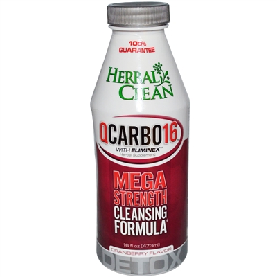 QCarbo16 Detox Drink  - Mega Strength Cleansing Formula 16 fl. oz.