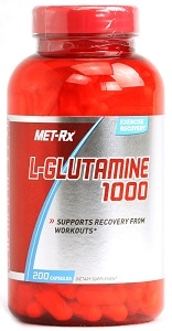 MetRx L-Glutamine 1000mg - 200 ct