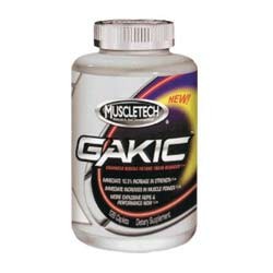 Muscletech Gakic for Strength and Endurance, 128 caps