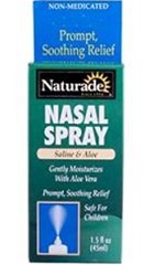 Naturade Nasal Spray Saline and Aloe 1.5 fl oz