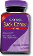 Natrol Black Cohosh 80mg, 60 caps
