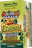 Nature's Plus Animal Parade KidGreenz 90 Chewables