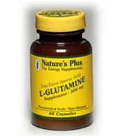 Nature's Plus L-Glutamine 500mg 60 V Caps