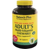 Nature's Plus Adult's Chewable Multivitamin Pineapple or Red Berry