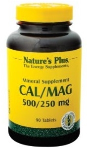 Nature's Plus Cal Mag 500/250 mg - 90 or 180 - Caps or Tabs