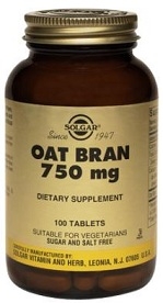 Solgar Oat Bran 750 mg, 250 tabs