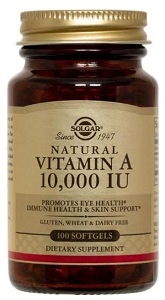 Solgar Vitamin A 10,000 IU 100 softgels