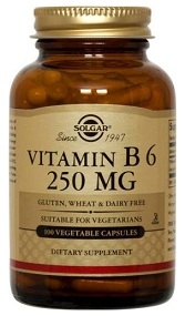 Solgar Vitamin B6 250 mg - 100 or 250 Capsules
