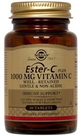 Solgar Ester-C Plus 1000 mg Vitamin C - 30, 60, 90, 180 Tabs