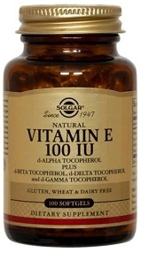 Solgar Vitamin E 100 IU - 100 Softgels