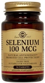 Solgar Selenium 100 mcg - 50, 100, 250 Tabs