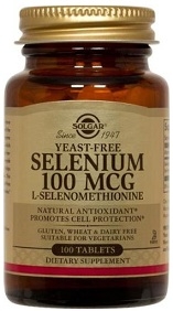 Solgar Seleno 6 Yeast Free Selenium 100 mcg