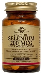 Solgar Seleno 6 Yeast Free Selenium 200 mcg