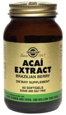 Solgar Acai Berry Extract 60 or 120 softgels