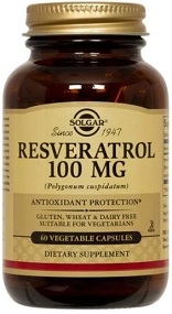 Solgar Resveratrol 100 mg 60 Caps