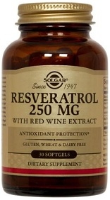Solgar Resveratrol 250 mg with Red Wine Extract