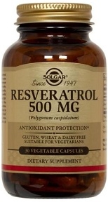 Solgar Resveratrol 500 mg 30 Caps