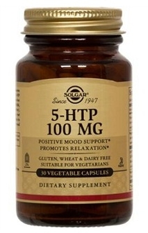 Solgar 5HTP 100 mg, 30 or 90 Caps