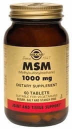 Solgar MSM 1000 mg 60 or 120 Tablets