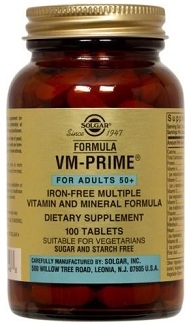 Solgar Formula VM Prime Multivitamin for Adults 50+