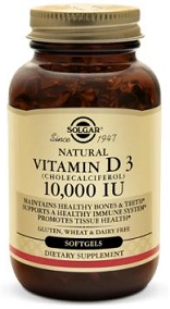 Solgar Vitamin D3 10,000 IU - 120 softgels