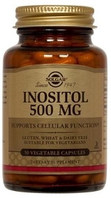 Solgar Inositol 500 mg - 50 or 100 vegicaps