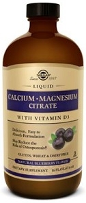 Solgar Liquid Calcium Magnesium Citrate 16 oz.