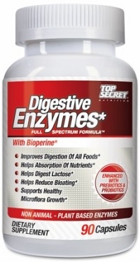 Top Secret Nutrition Digestive Enzymes 90 Caps