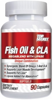 Top Secret Nutrition Fish Oil & CLA - 90 Softgels