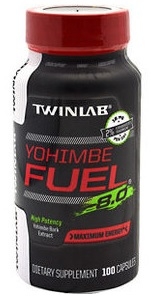 Twinlab Yohimbe Fuel, 50 or 100 Caps