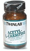 Twinlab Acetyl L-Carnitine 500mg, 120 ct