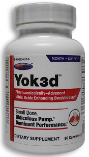 Yok3D - USP Labs - Nitric Oxide Supplement - 90 Capsules