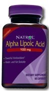 Natrol Alpha Lipoic Acid 100mg, 100 caps