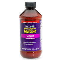 Natrol Liquid Multivitamin My Favorite Multiple, 8oz.