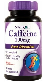 Natrol Caffeine 100 mg Fast Dissolve - 30 Tabs