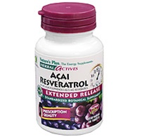 Nature's Plus Acai Resveratrol 60 mg 30 Tabs