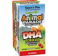 Nature's Plus Animal Parade DHA for Kids 90 Chewables