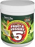 Nature's Plus Animal Parade Fruit & Veggies 5 Children's Shake 0.57 lbs