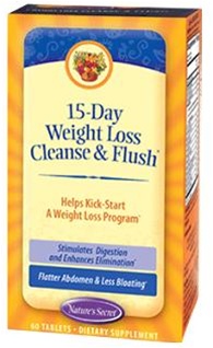 15 Day Cleanse and Flush Weight Loss from Nature's Secret 60 Tabs