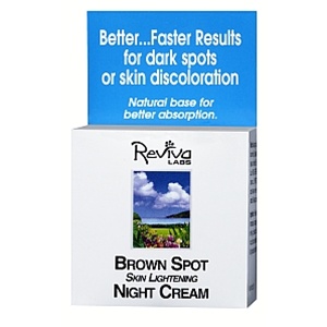Reviva Brown Spot Skin Lightening Night Cream 1 oz.