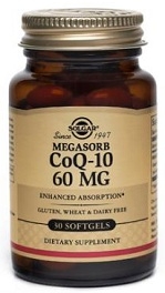 Solgar Coq10 60 mg - 30, 60, 120 softgels