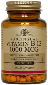 Solgar B12 Vitamins 1000mcg, 100 or 250 chewables