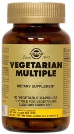 Solgar Vegetarian Multiple Multivitamin Caps