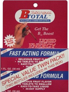 Sublingual B-Total Liquid Energy Bonus Pak 2 OZ.