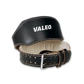 Leather Weightlifting Belt from Valeo Fitness Gear 6 inch